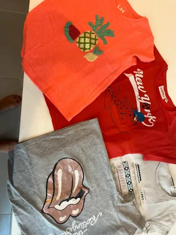 Lot 4 teeshirt fille