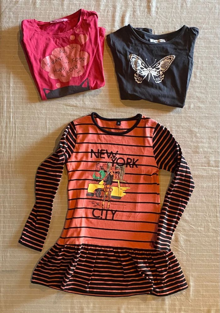 Lot de vêtements pour fille, automne hiver 8 ans - photo numéro 3