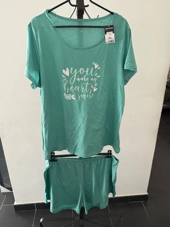 Pyjama bleu clair Taille XXL