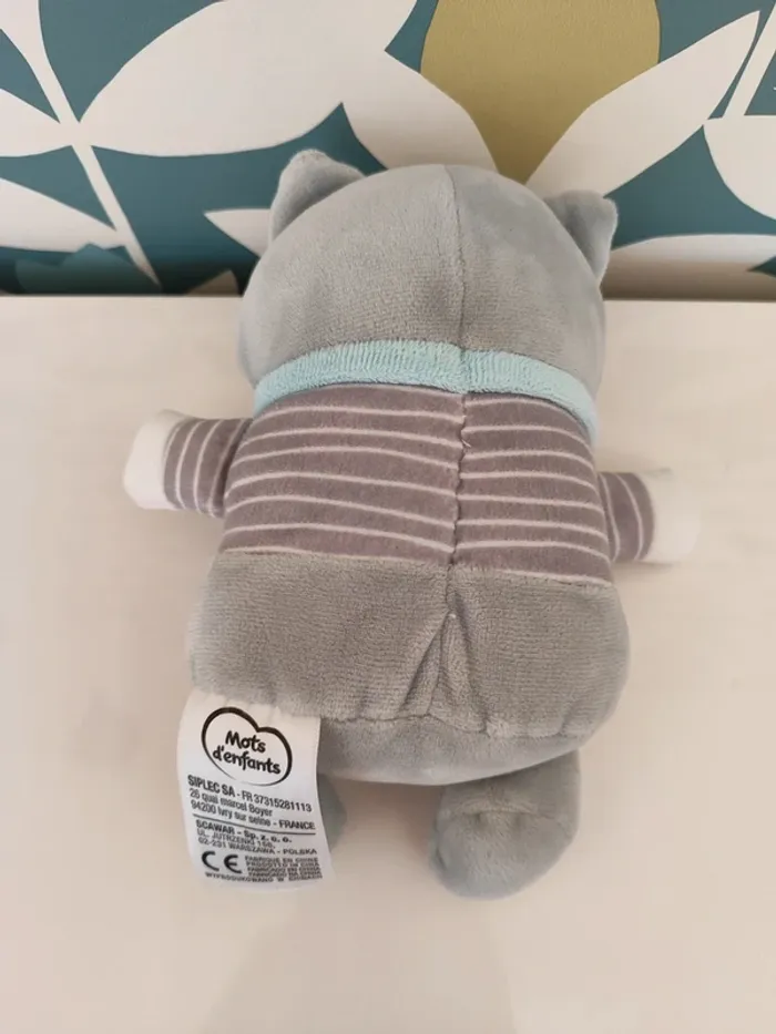 Doudou chat mots d'enfants - photo numéro 2