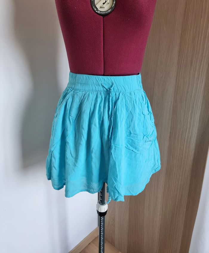 Jupe turquoise - taille 34 36 - Mim