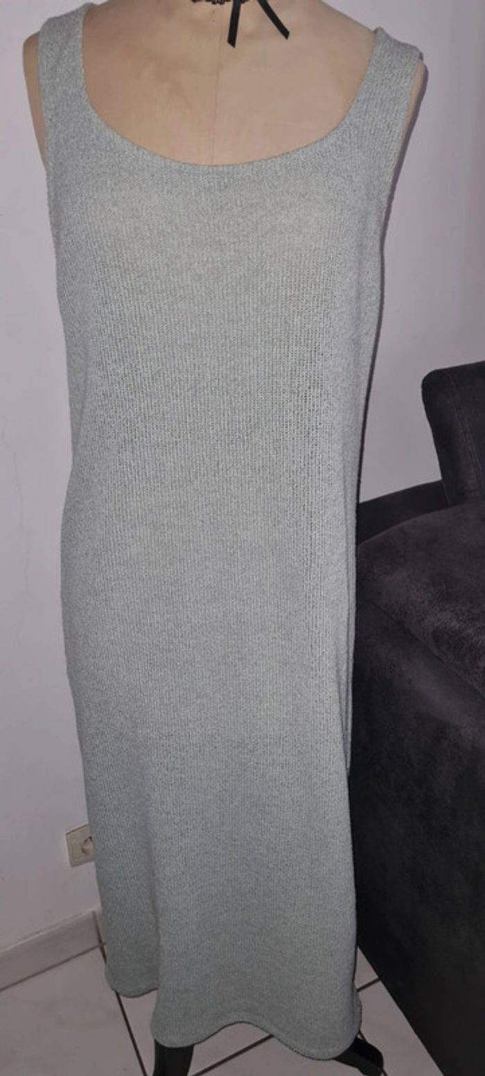 Robe vestido abito longue maille zara L vintage
