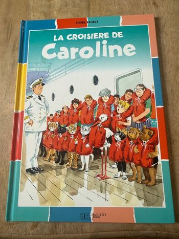 BE - La croisière de Caroline bords damiers couleurs livre bd album Pierre Probst