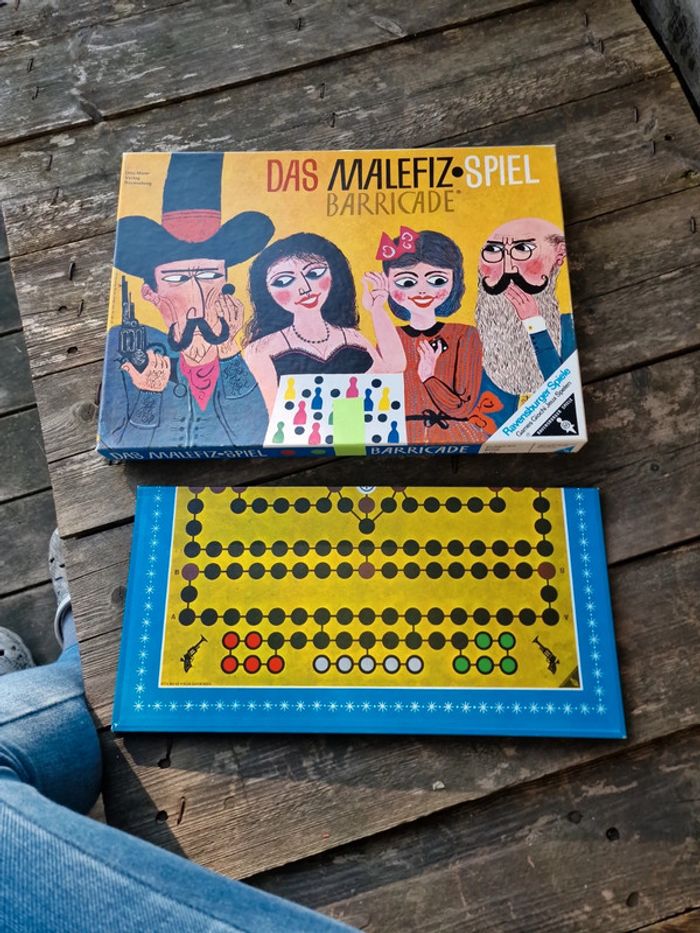 Jeu Barricade/ Speil Das Malefizspiel Barricade Ravensbuger 1971 - photo numéro 2