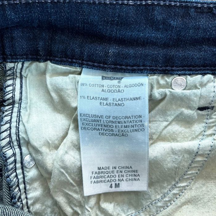 Jean/pantalon bleu marine Levi's Mid Rise Skinny, femme, taille W 26 (36 taille française) - photo numéro 6