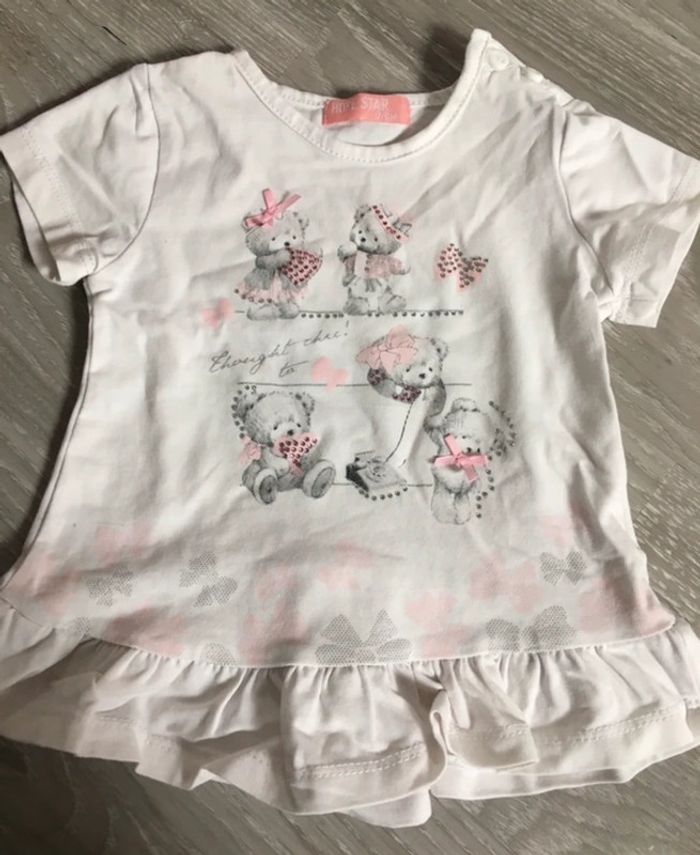 Pantacourt et tee shirt ourson - photo numéro 3