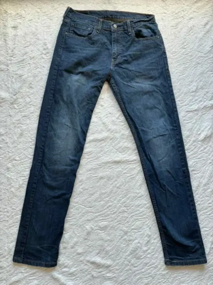 Jean Levi’s 502 Bleu Foncé marine M/40 W30 L34 – Slim taper Homme - photo numéro 4