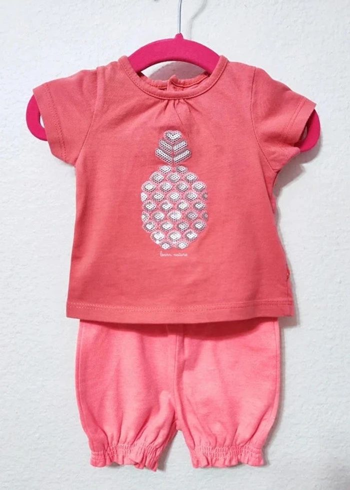Ensemble bébé fille taille 3 mois Okaïdi - photo numéro 2