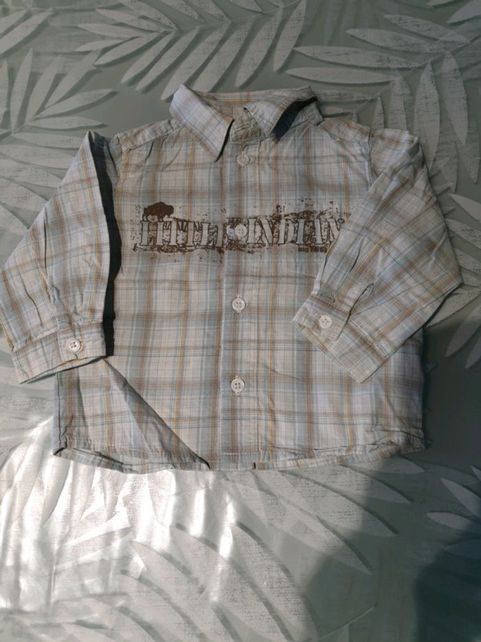 Chemise vert baudet 6 mois