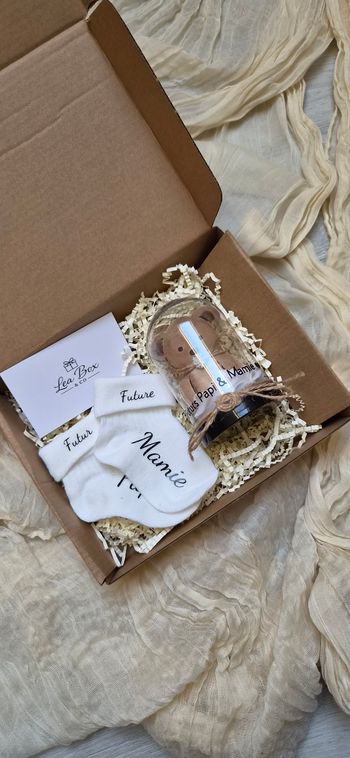 Box cadeau futurs mamie papi