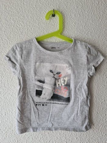 tee-shirt gris Gemo