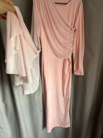 Robe rose poudrée classe neuve 