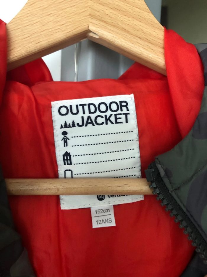 Vertbaudet - Blouson / petite doudoune camouflage Taille 12ans - photo numéro 5