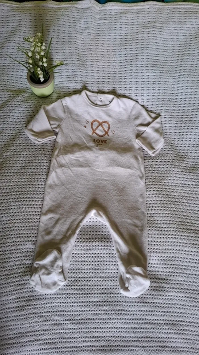 Pyjama Velour Bredzel 12Mois(Mixte)