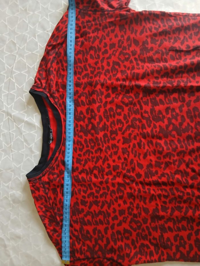 Pull rouge motif - photo numéro 3