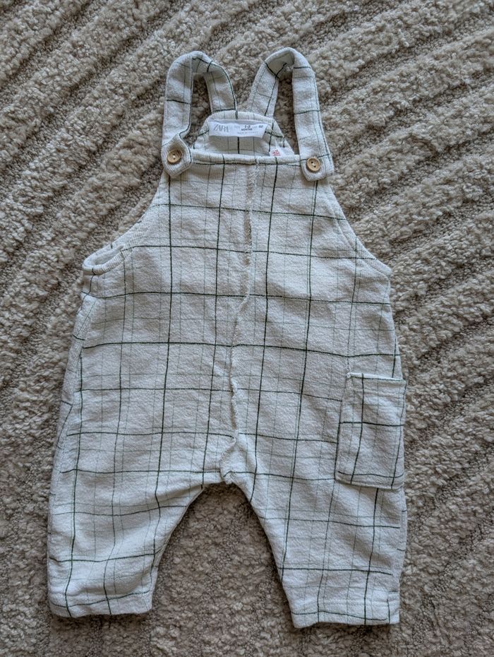 Salopette à carreaux, légère, 3 mois (62 cm), été ou mi-saison
