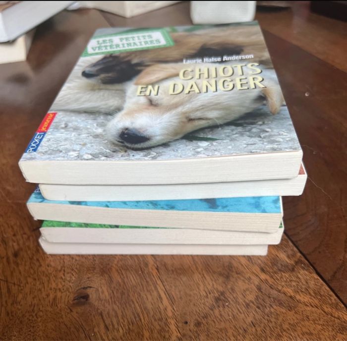 Lot 5 livres adolescents les petits vétérinaires - photo numéro 4