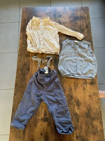 1 ensemble 3 pièces bébé garçon 24 mois
