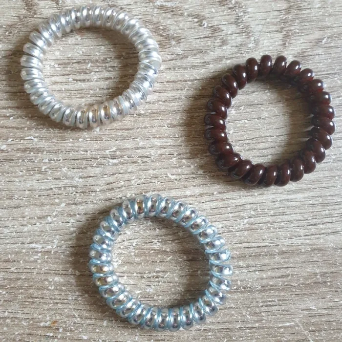 🩷 Lot 3 Bracelets/élastiques cheveux #emyfleury_accessoirescheveux - photo numéro 3