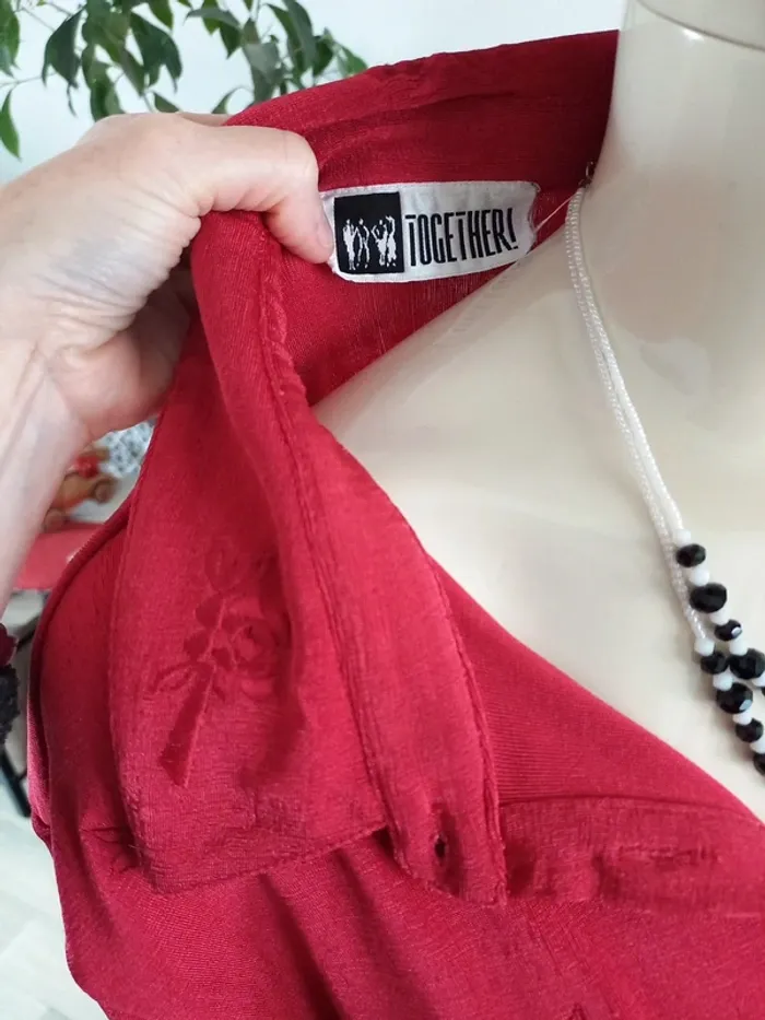 Tee-shirt bordeaux femme XL - photo numéro 6