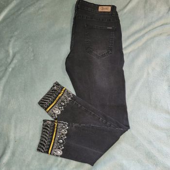 Jeans Vintage Y2K Broderie Paillette 👖Toxik 3 - Taille W30 - FR40