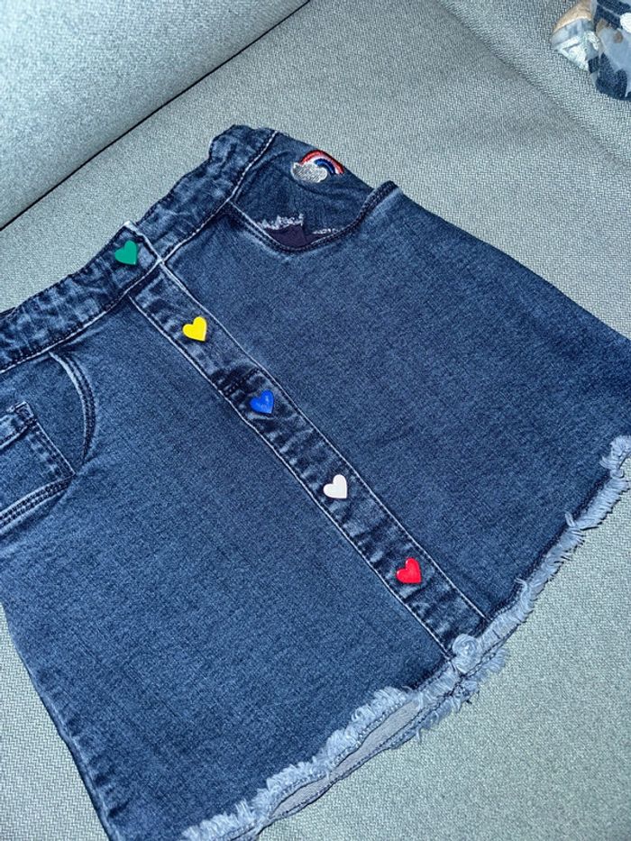 Jupe en jeans fille 8 ans Du Pareil au Même - photo numéro 2