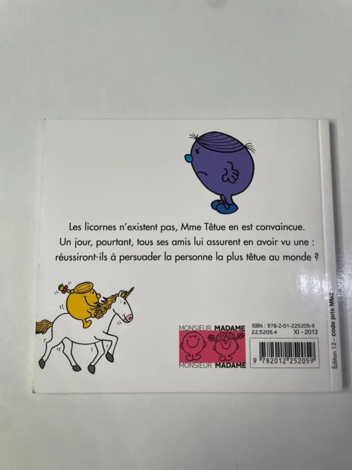 Mme têtue et la licorne - photo numéro 2