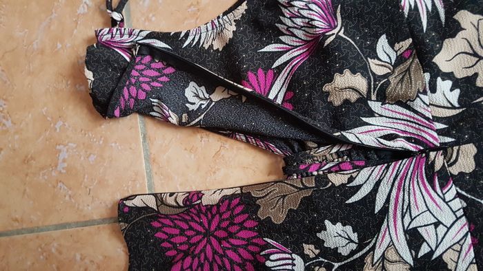 Robe été femme 44 noire à motifs Squitos - photo numéro 4