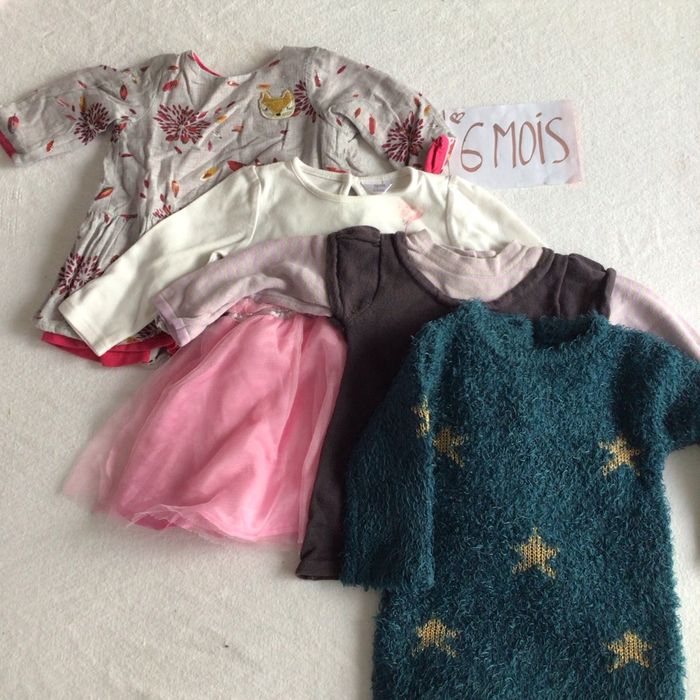 4 robes hiver 6 mois