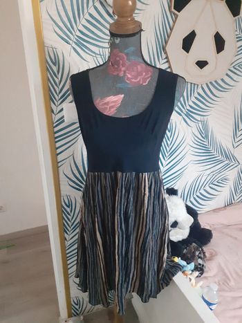 Robe plissée L XL