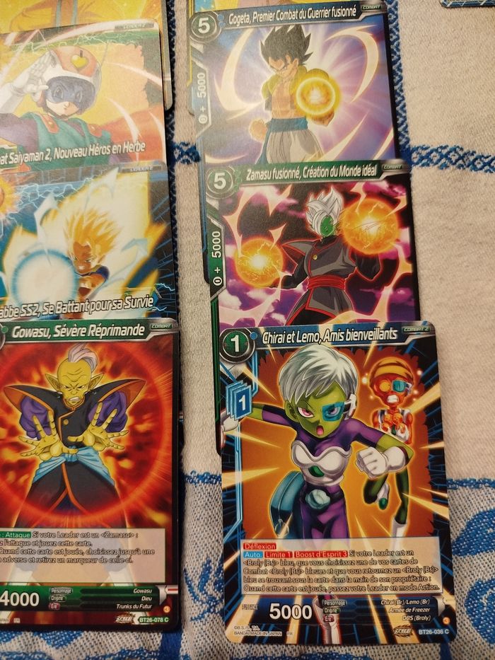 Lots de carte dragon ball version française - photo numéro 4