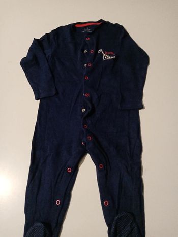 Grenouillère marine T 18-24 mois