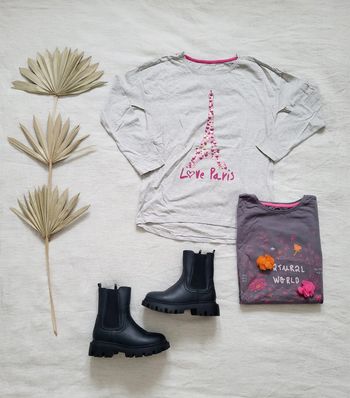 lot tshirts 10 ans