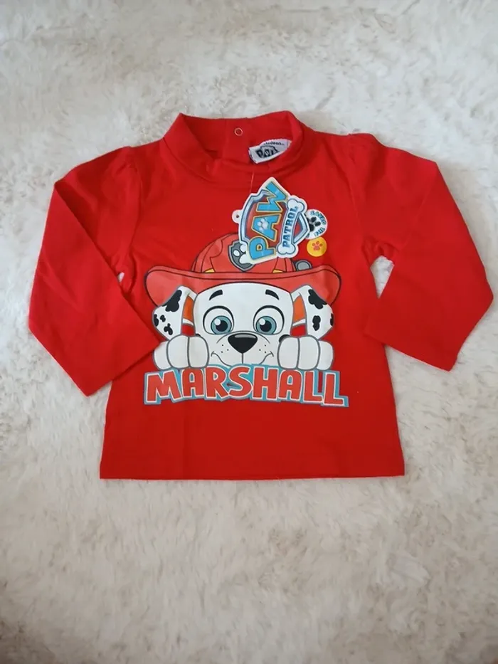 tee-shirt manche longue 12 mois garçon 👦