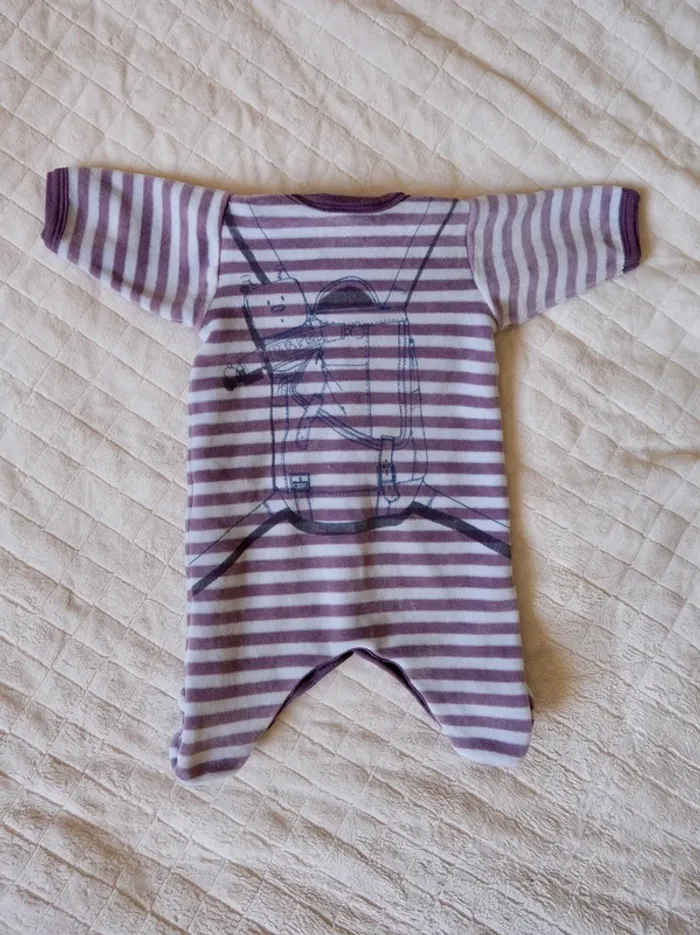 Pyjama rayé - Petit bateau - photo numéro 3