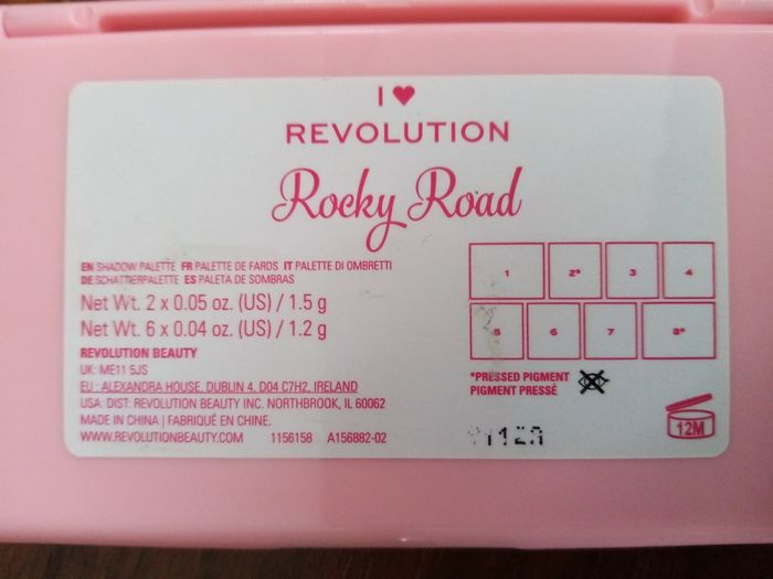 Shadow palette Révolution (Rocky Road) - photo numéro 3