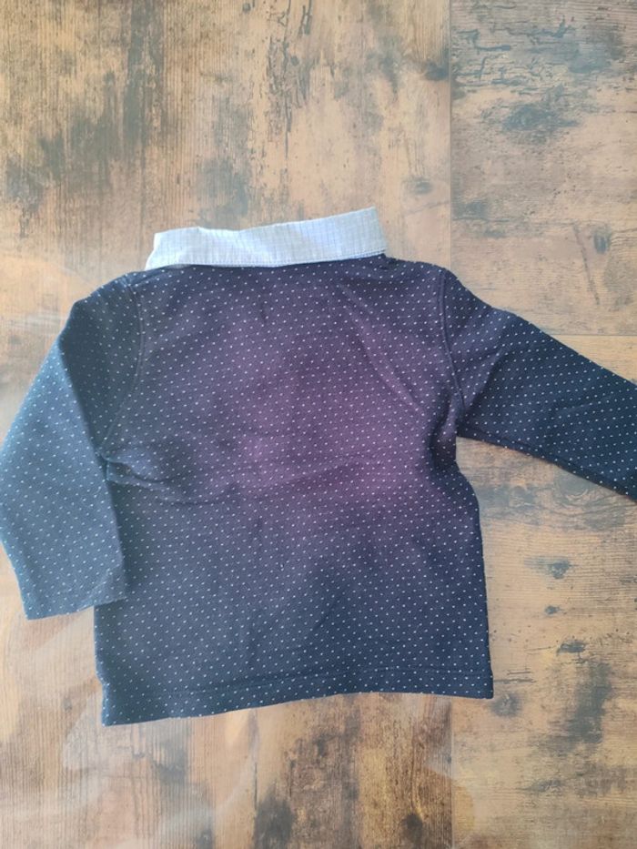 Polo marine garçon 18 mois jean bourget - photo numéro 3