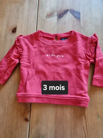 Sweat bébé fille