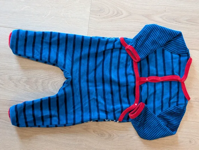 Lot de 3 pyjamas velours Du Pareil au Même - Taille : 6 mois - photo numéro 7