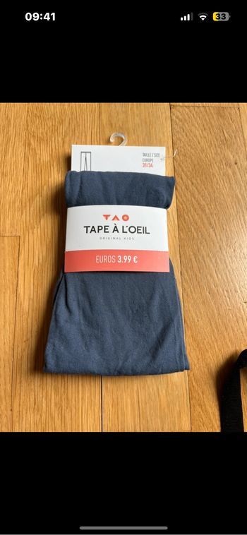 Collant marine neuf Tape à l’œil