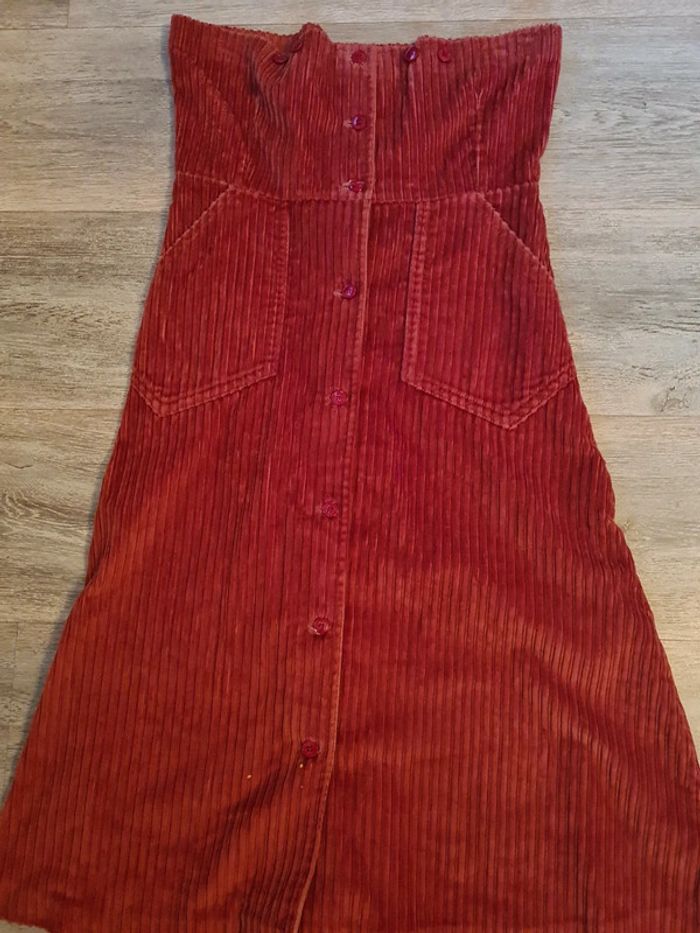 Jupe velours vintage - photo numéro 2