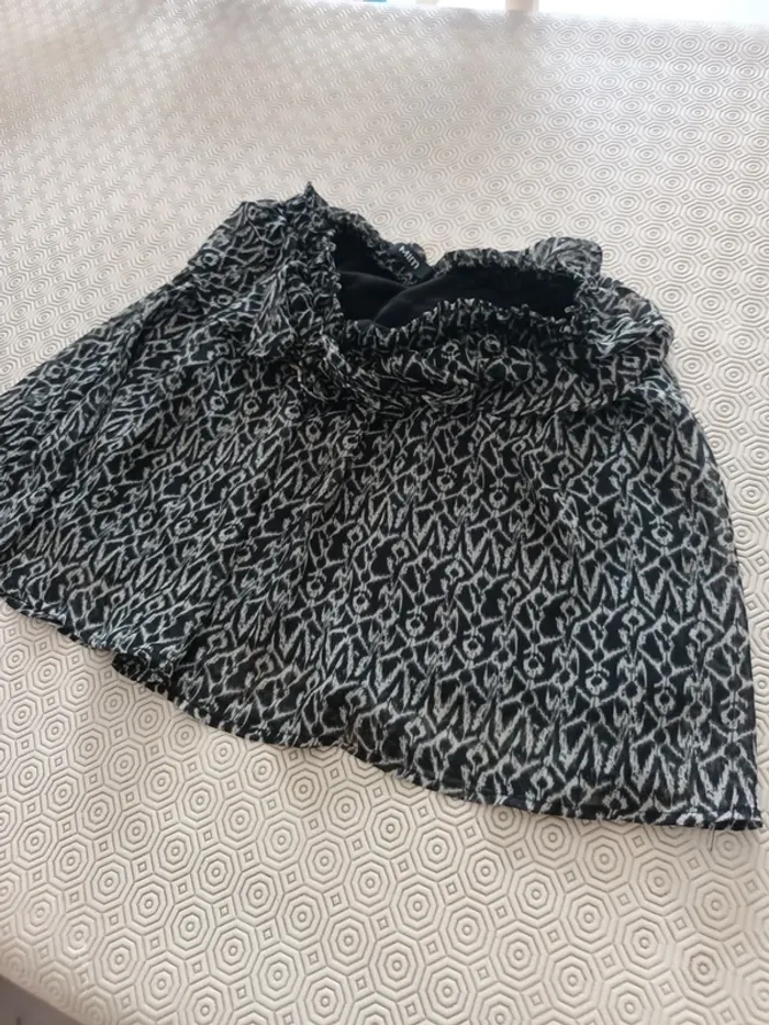 Jupe courte Mim taille 38 noir - photo numéro 3