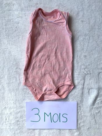 Body manches courtes 3 mois