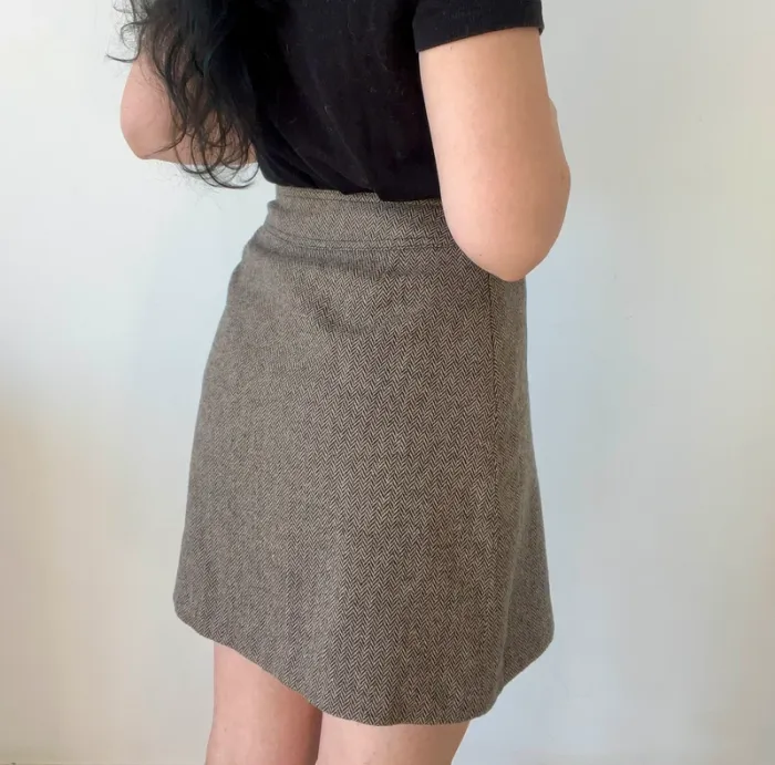 Jupe vintage années 90 plissée taille S - photo numéro 4