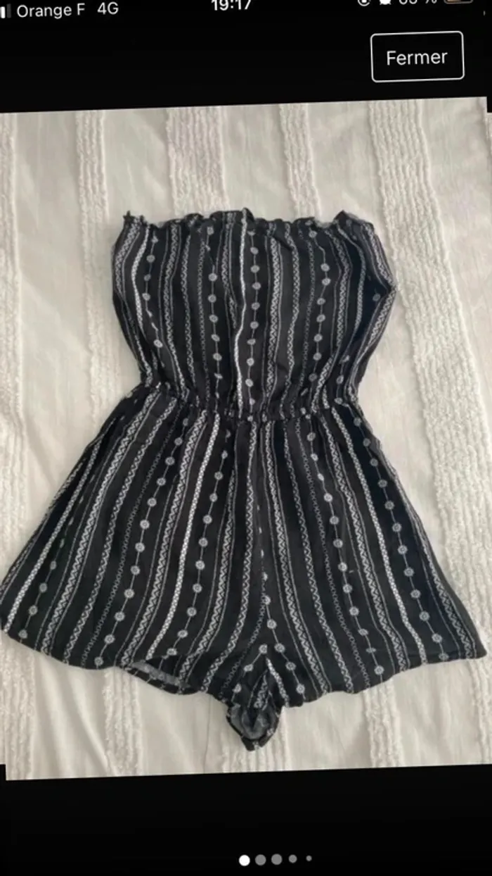 Combinaison short noir - photo numéro 2