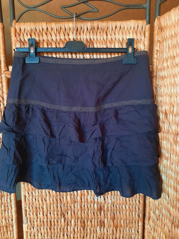 Mini jupe camaïeu marron 38