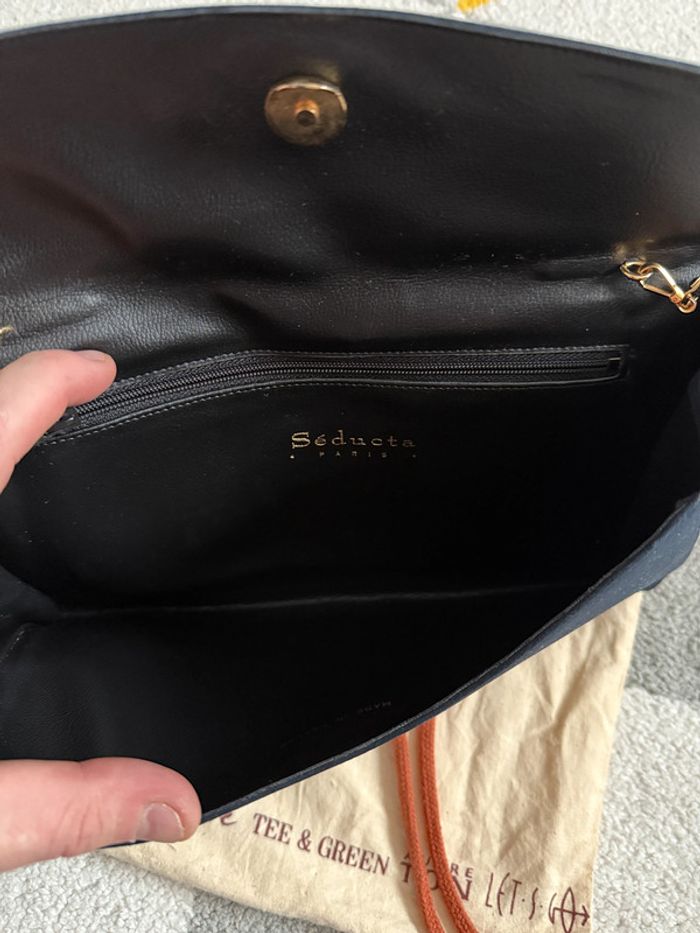 Pochette à bandoulière en cuir Séducta - photo numéro 6