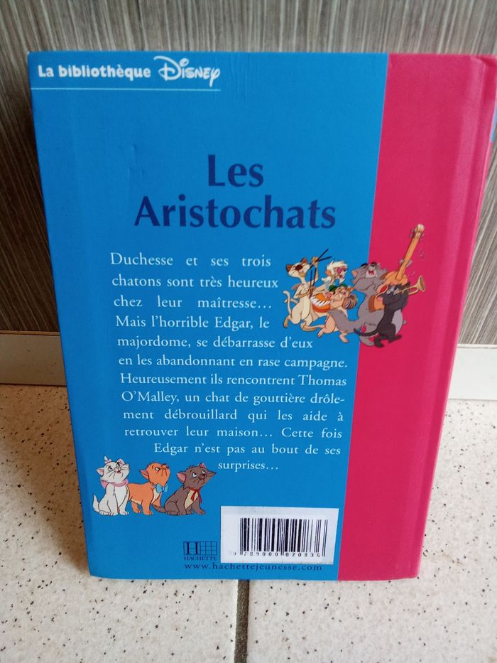 Livre bibliothèque rose les Aristochats disney - photo numéro 2