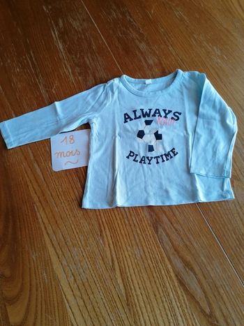 Tshirt manches longues Tex 18 mois