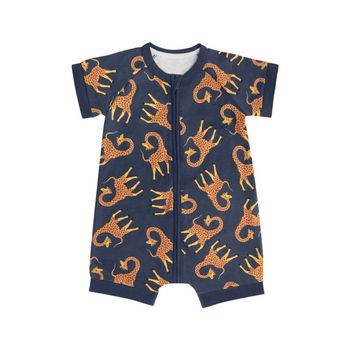 Combinaison dim fermeture éclair zip girafe neuve  taille 6 mois